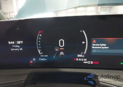 2024 Cadillac Xt4 Awd Luxury z USA, uszkodzony, nr VIN 1GYFZBR4XRF251307